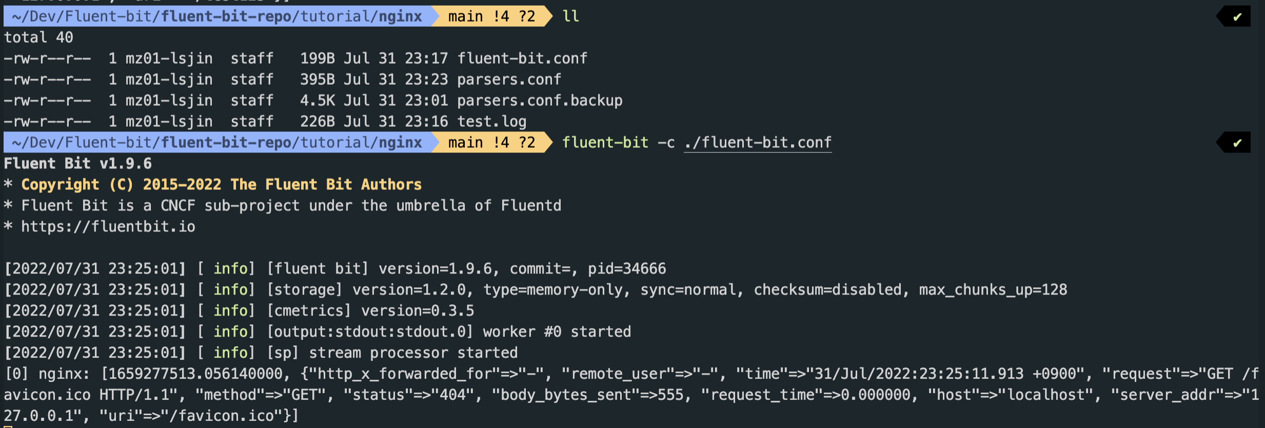 Fluent-bit Nginx 로그